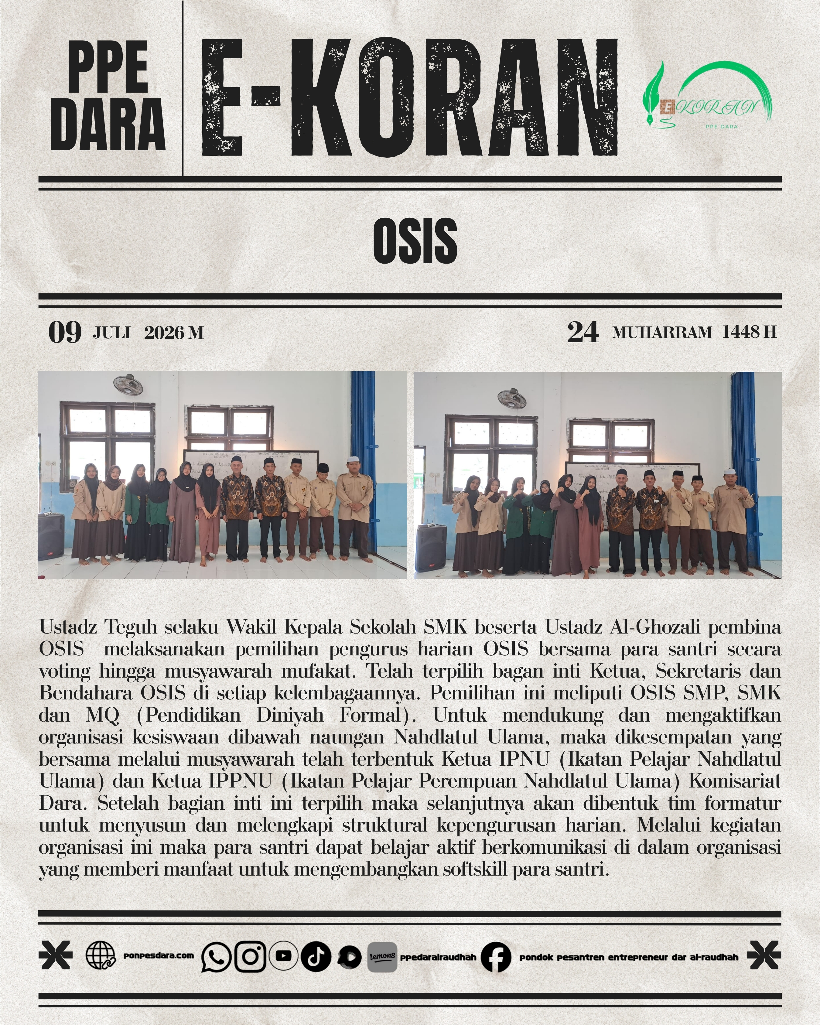 Osis, Ipnu Dan Ippnu